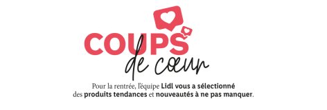 Coups de coeur - Offres valables à partir du mer. 09 septembre 2020