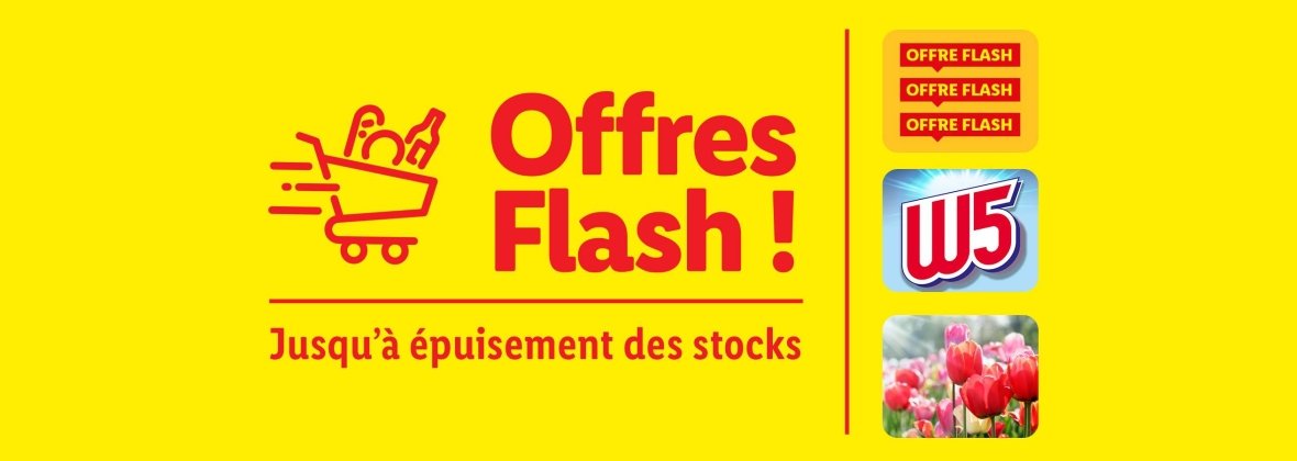 Offres flash à ne pas manquer ⚡