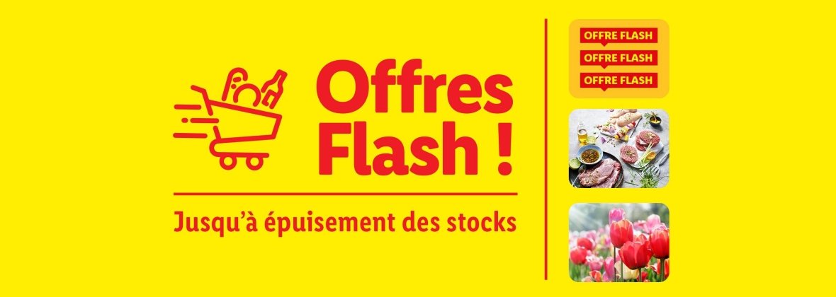 Offres flash à ne pas manquer ⚡