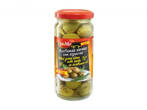 Olives vertes dénoyautées