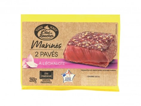 Pavés marinés à l'échalote
