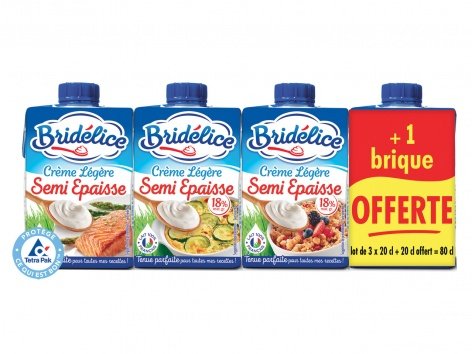 Bridélice crème légère semi-épaisse