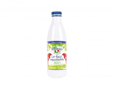 Fairefrance lait demi-écrémé Bio