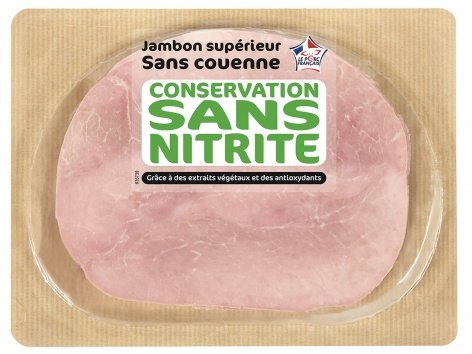 Jambon cuit supérieur blanc sans nitrite