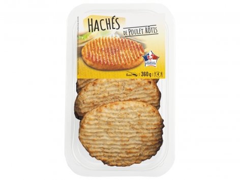 Hâchés de poulet rôtis