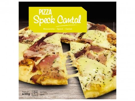 Pizza speck et cantal
