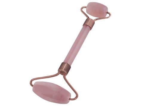 Rouleau facial ou pierre de massage en quartz