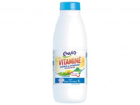 Lait vitaminé UHT