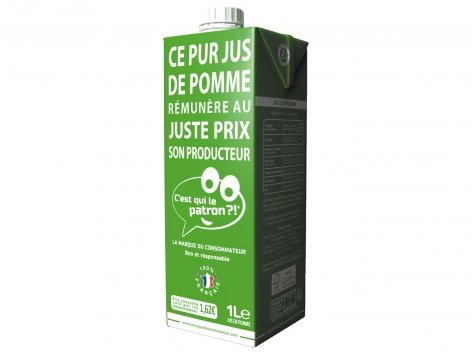 Pur jus de pomme C’est qui le patron