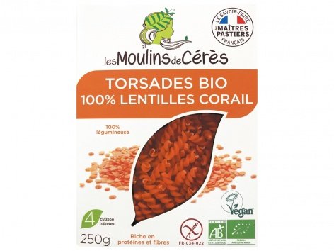 Pâtes légumineuses Bio