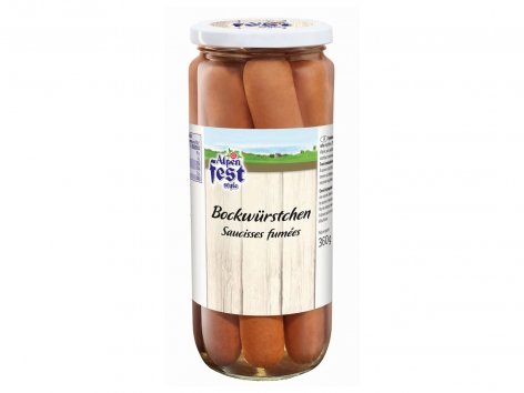 8 saucisses fumées pur porc