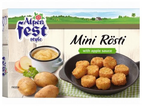 Mini rösti avec sauce