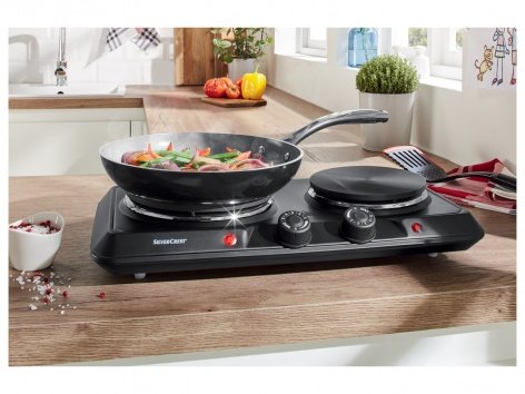 Double plaque de cuisson