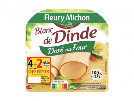 Fleury Michon blanc de dinde doré au four