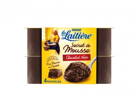 La Laitière Secret de Mousse chocolat noir
