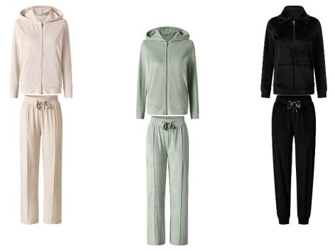 Ensemble détente en velours femme