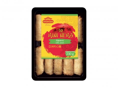 10 mini nems aux légumes