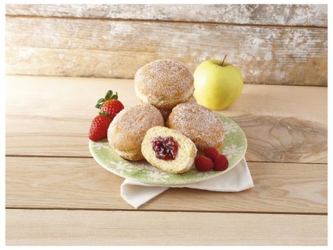 Beignet fourré aux fruits