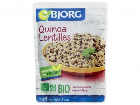 Bjorg quinoa lentilles Bio