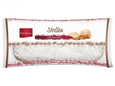 Stollen d’amandes et raisins secs