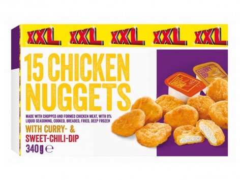 15 nuggets de poulet XXL
