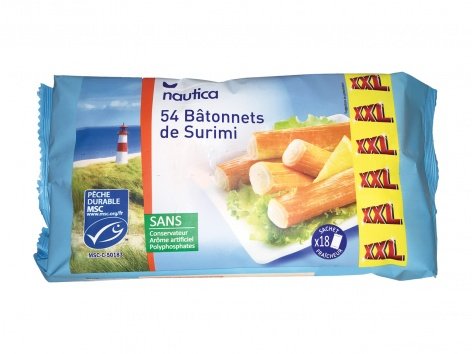 54 bâtonnets de surimi XXL