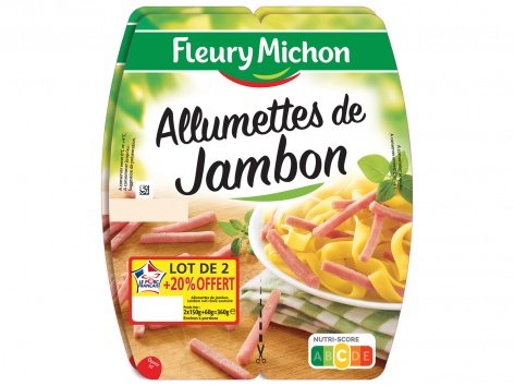 Fleury Michon allumettes de jambon
