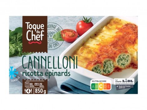 Cannelloni ricotta épinards