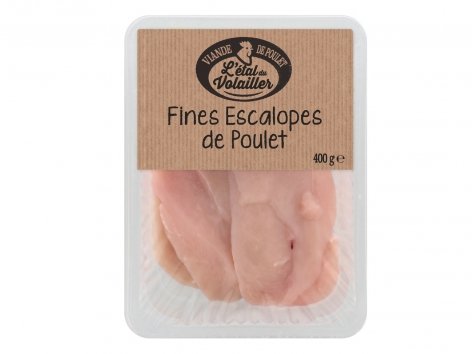 Fines escalopes de poulet