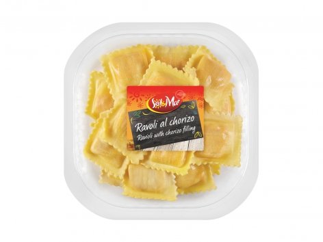 Ravioli au chorizo et au poulet