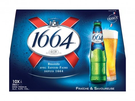 Kronenbourg 1664 bière blonde