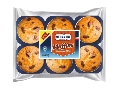Muffins aux pépites de chocolat