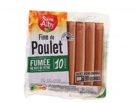 Fine de poulet fumée au bois de hêtre