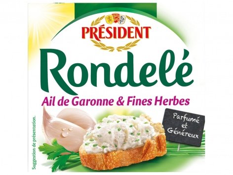 Président Rondelé fromage frais aromatisé