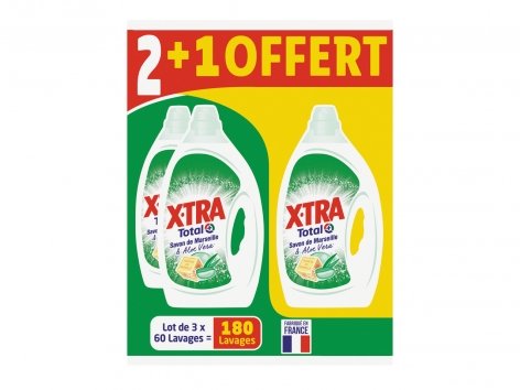 Xtra lessive liquide savon de Marseille