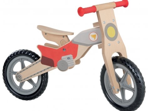 Draisienne rétro ou style moto en bois