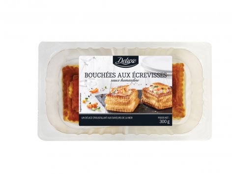 Bouchées aux écrevisses sauce homardine