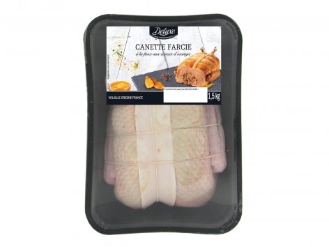 Canette farcie à l'orange