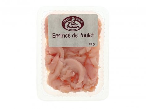 Emincés de filets de poulet