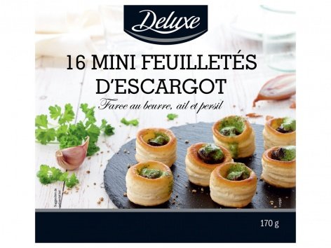 16 mini feuilletés d'escargot