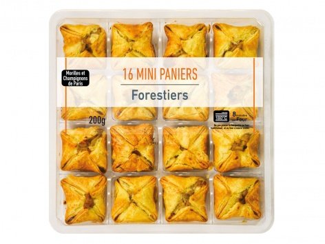 16 mini paniers forestiers