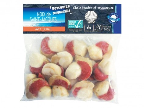 Noix de Saint-Jacques ASC avec corail