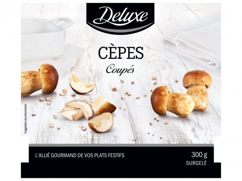 Champignons coupés surgelés