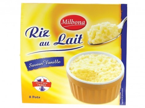 Riz au lait saveur vanille