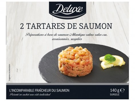 2 tartares de saumon