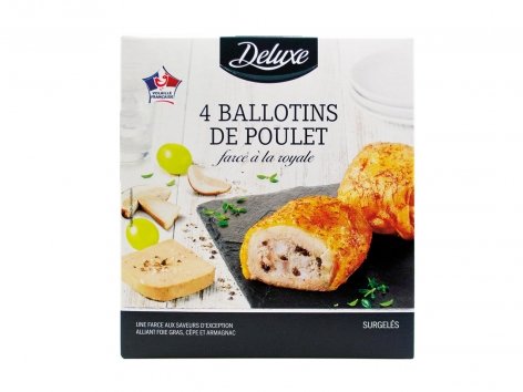 4 ballotins de poulet farce à la royale
