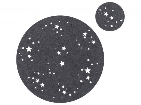 Set de table et sous-verre ou chemin de table