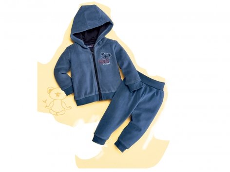 Ensemble en velours bébé