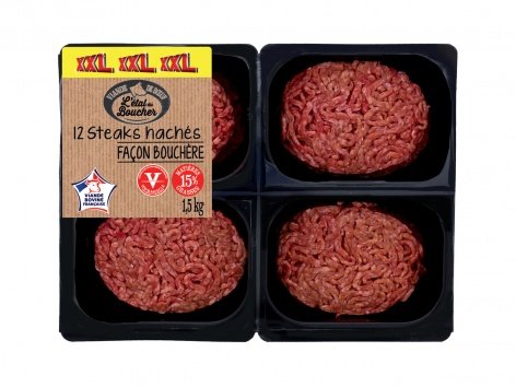 12 steaks hachés façon bouchère