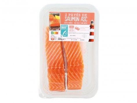 2 pavés de saumon ASC
